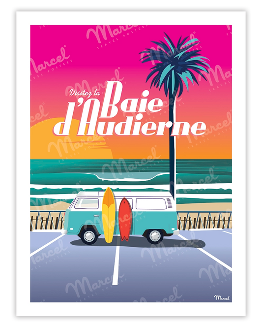 Affiche "Baie d'AUDIERNE"
