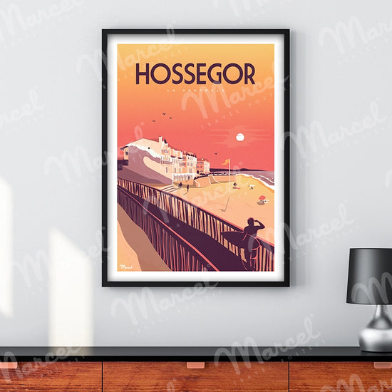 Affiche HOSSEGOR "La Centrale"