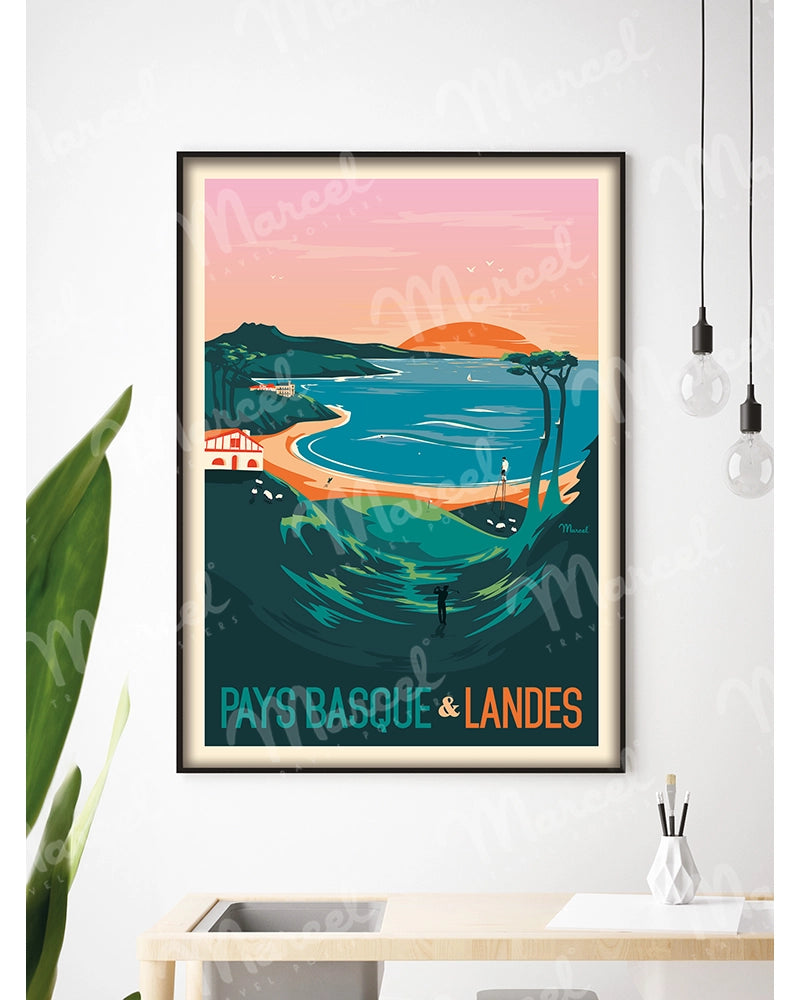 Affiche PAYS BASQUE & LANDES