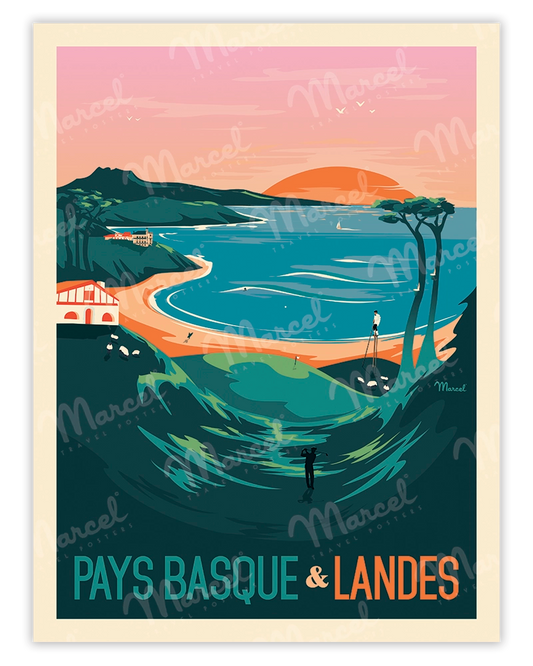 Affiche PAYS BASQUE & LANDES