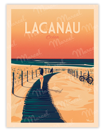 LACANAU "The Beach" poster