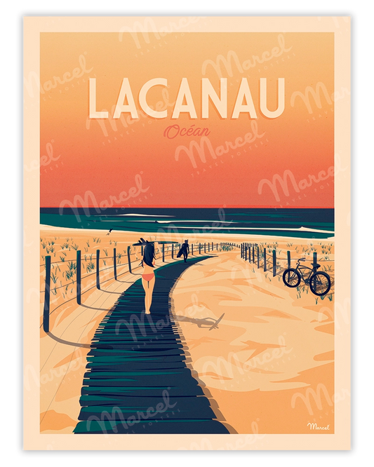 LACANAU "The Beach" poster