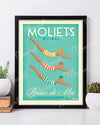 Affiche MOLIETS "Bains de Mer"