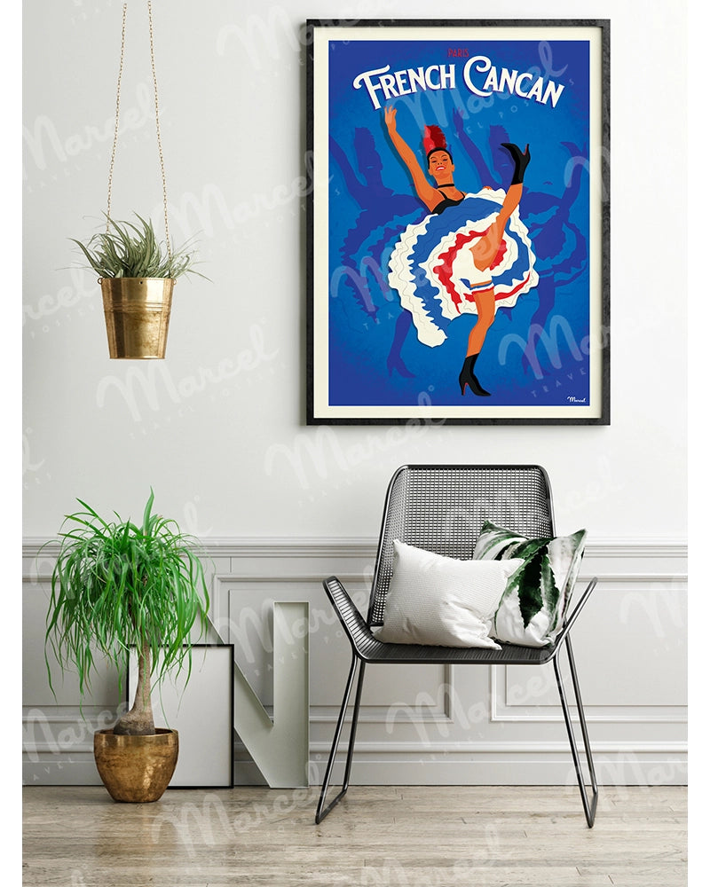 Affiche PARIS "French Cancan"