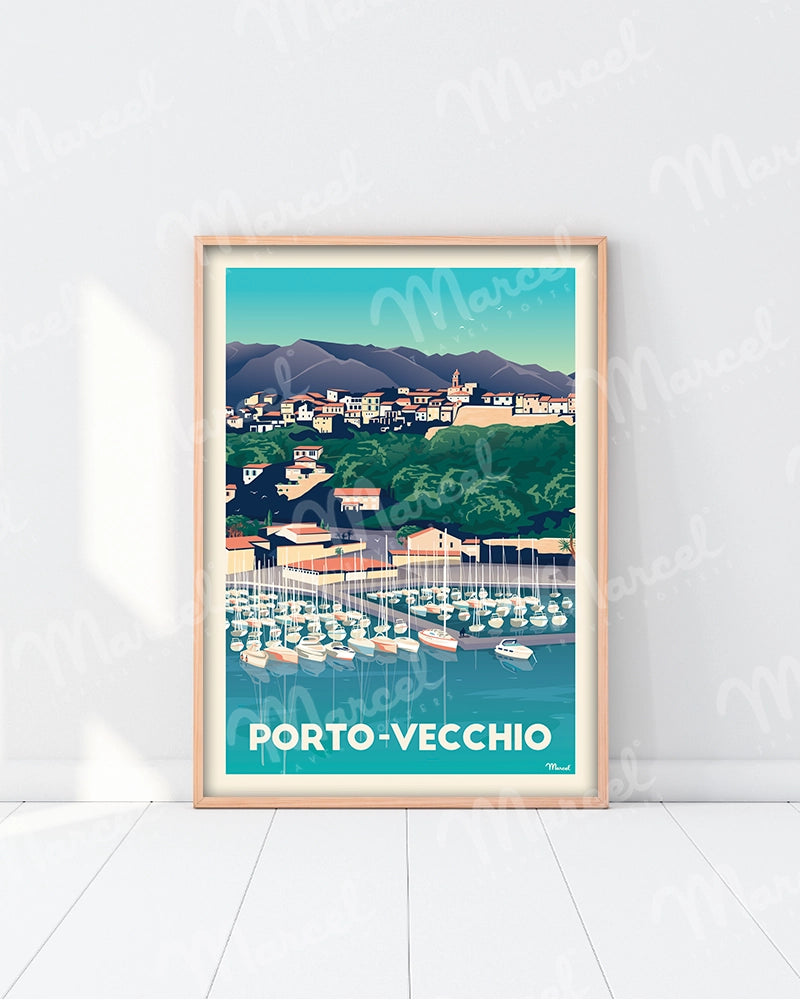 Affiche PORTO-VECCHIO "Le Port"