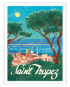 Affiche SAINT-TROPEZ "The French Riviera"