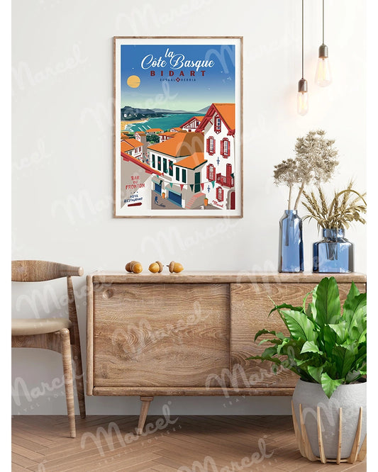 Affiche BIDART "Erretegia"