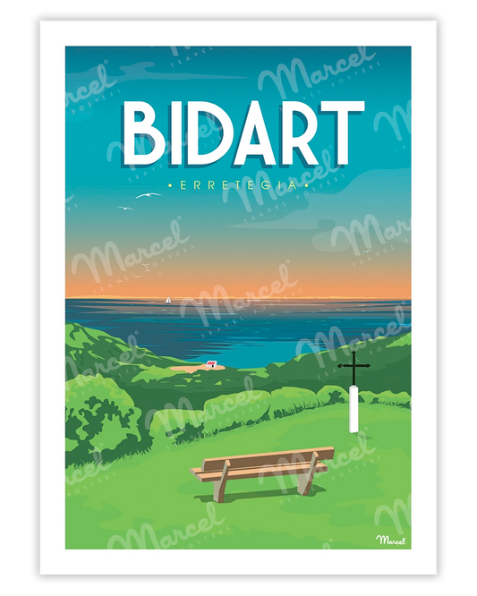 Affiche BIDART "Erretegia"