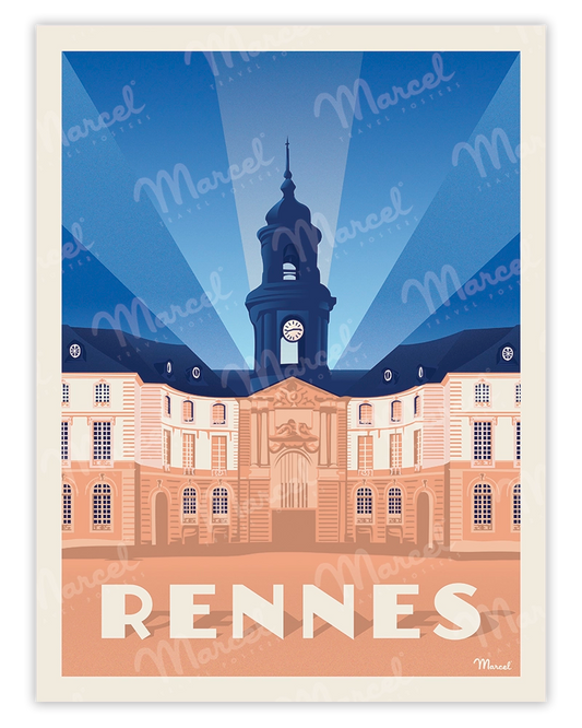 RENNES "City Hall" poster