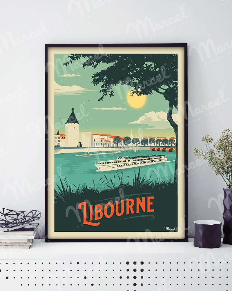 Affiche LIBOURNE