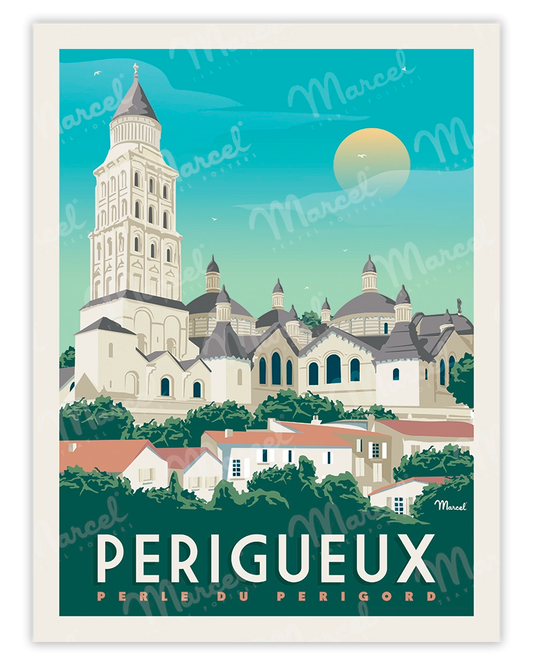 Affiche PERIGUEUX "Cathédrale Saint-Front"