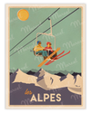 Poster THE ALPS "The Chairlift"