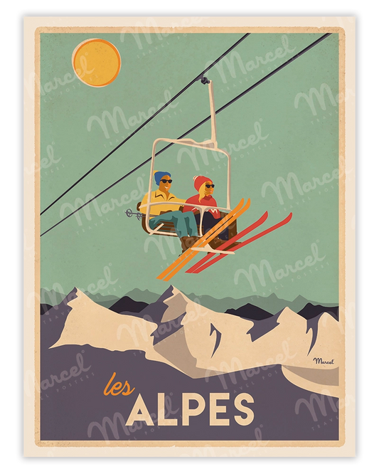Poster THE ALPS "The Chairlift"