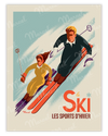 "The Skiers" poster