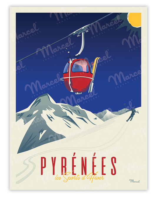 PYRENEES poster "The Cable Car"
