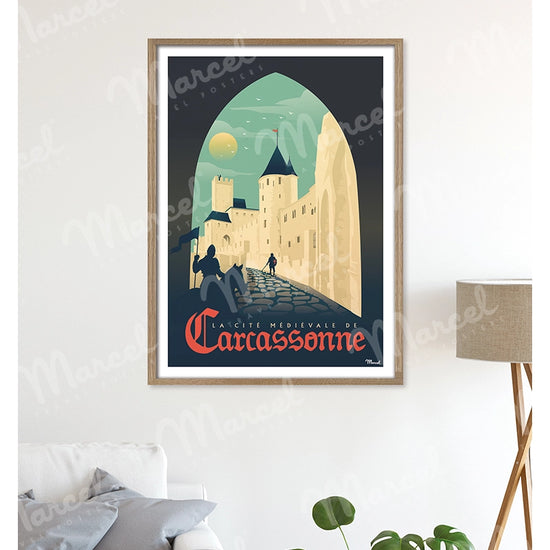 Affiche CARCASSONNE "La Cité Médiévale"