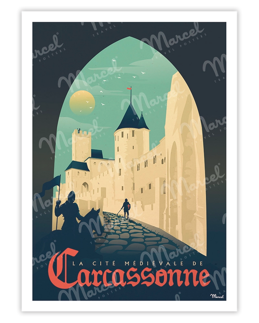 CARCASSONNE "The Medieval City" poster