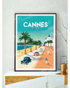 Affiche CANNES " La Croisette "
