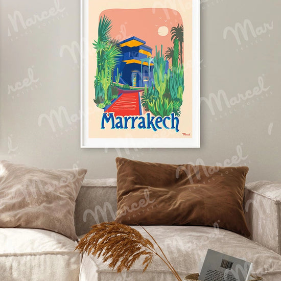 Affiche MARRAKECH "Le Jardin Majorelle"