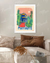 Affiche MARRAKECH "Le Jardin Majorelle"