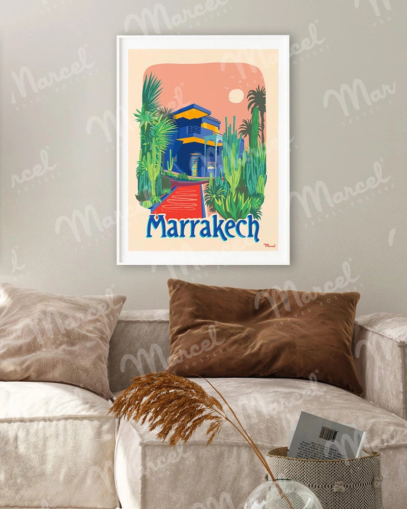 Affiche MARRAKECH "Le Jardin Majorelle"