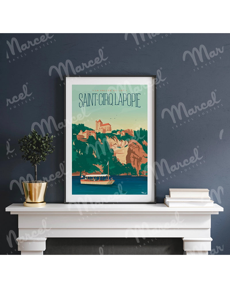 Affiche SAINT-CIRQ-LAPOPIE