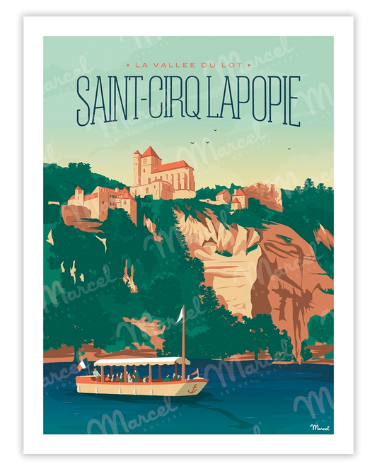 Affiche SAINT-CIRQ-LAPOPIE