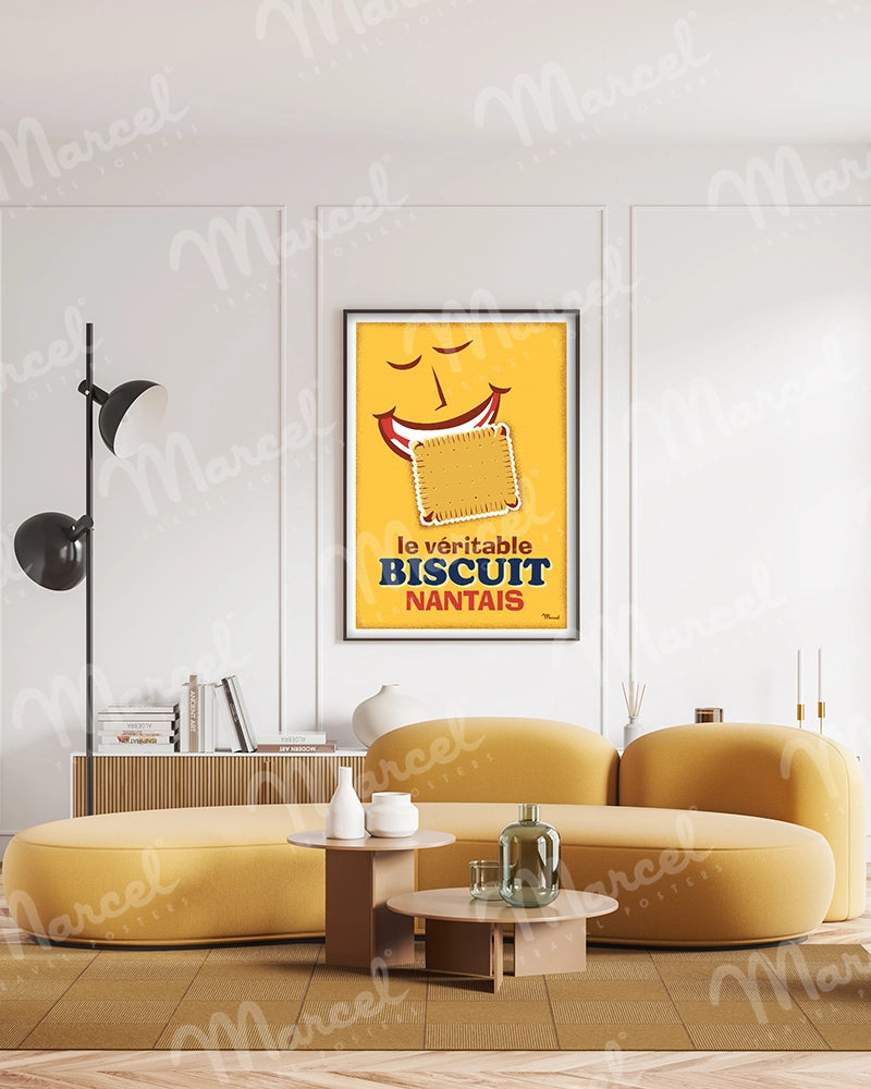 Affiche "Le Biscuit Nantais"