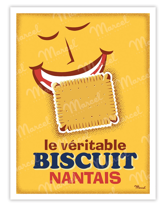 Affiche "Le Biscuit Nantais"