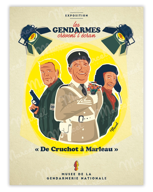 Poster "The Gendarmes steal the show"
