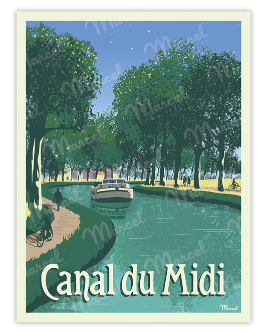 CANAL DU MIDI poster