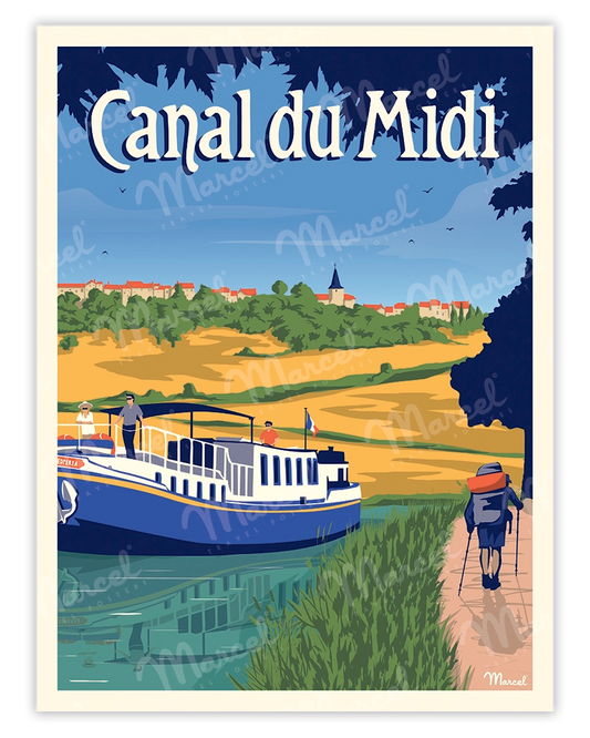 CANAL DU MIDI poster "The Hike"
