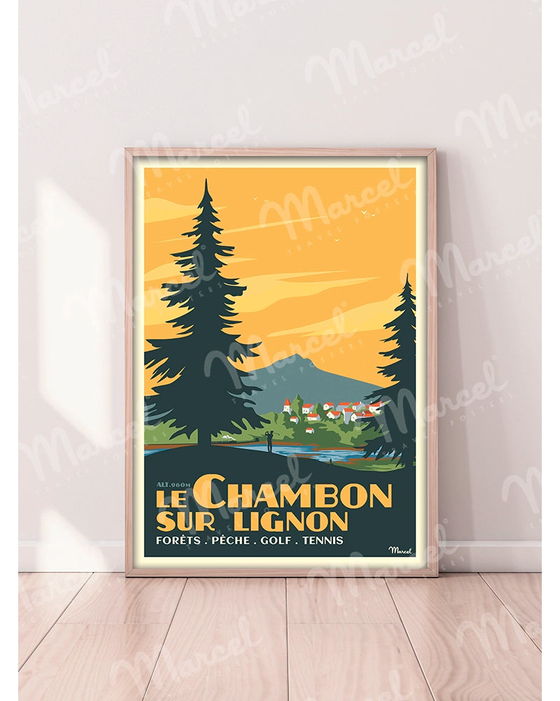 Affiche LE CHAMBON SUR LIGNON