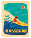 Affiche HOSSEGOR "Surfeur"