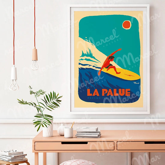 Affiche LA PALUE "Surfeur"