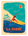 Affiche LA PALUE "Surfeur"