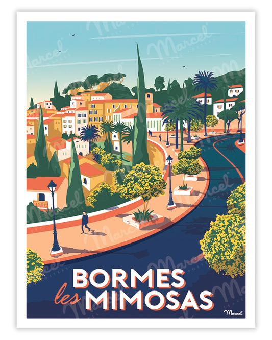 Affiche BORMES-LES-MIMOSAS