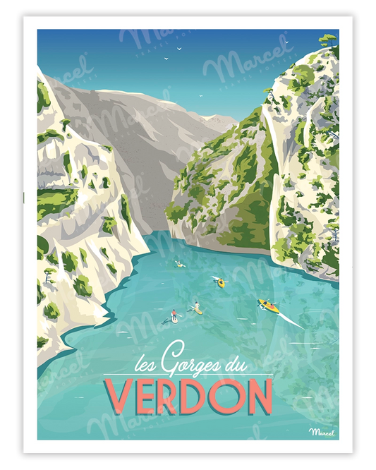 Affiche LES GORGES DU VERDON