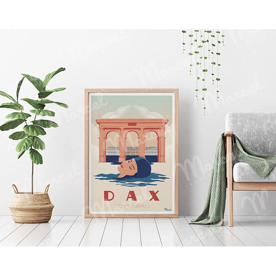 Affiche DAX "La Fontaine Chaude"
