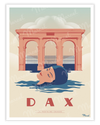 Affiche DAX "La Fontaine Chaude"
