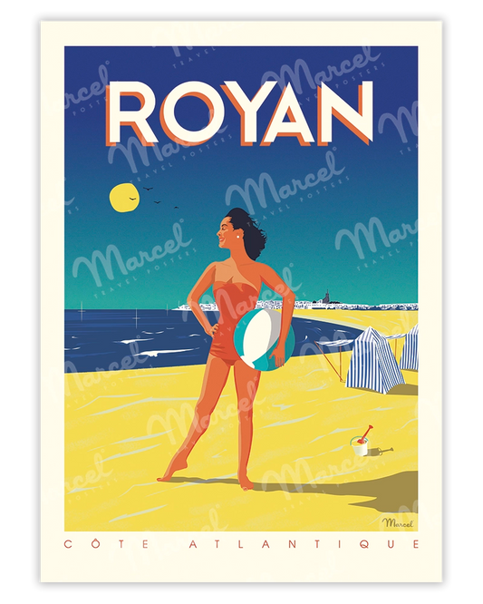 Affiche ROYAN "Côte Atlantique"