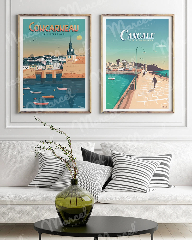Affiche CONCARNEAU "Finistère Sud"