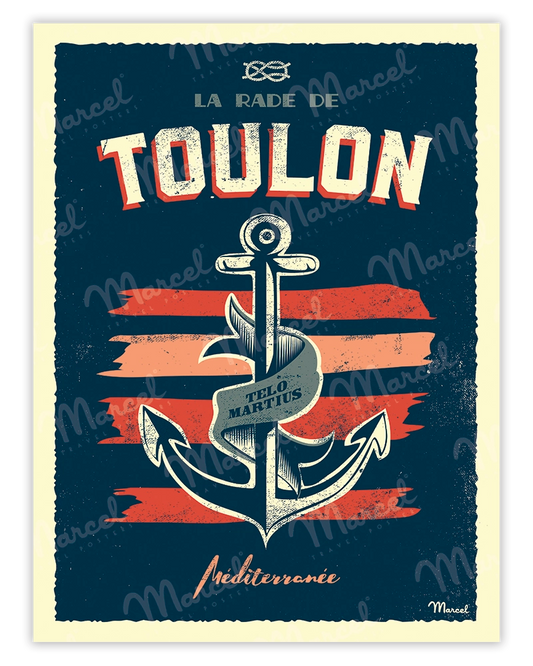 TOULON "Marine Anchor" poster