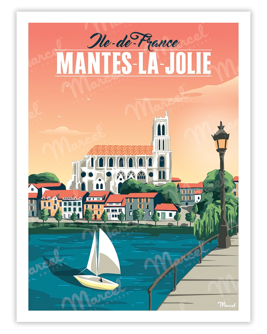 Affiche MANTES-LA-JOLIE