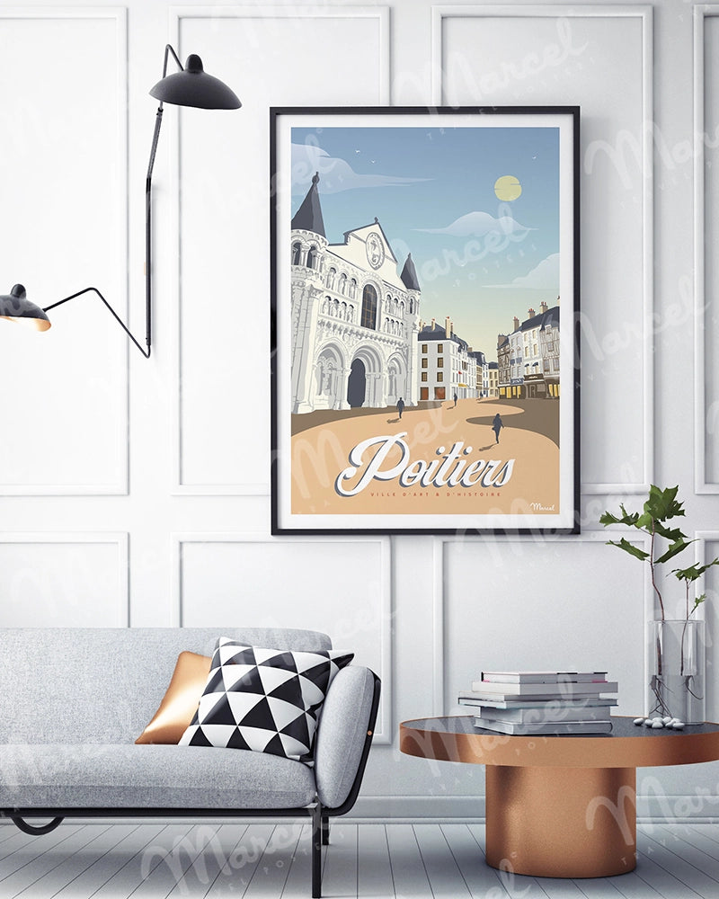 Affiche POITIERS