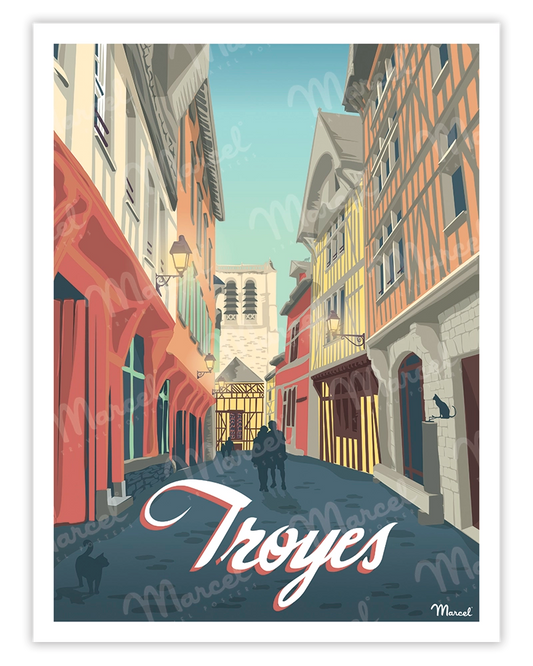 TROYES "Cat Alley" poster