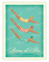 NORMANDY COAST "Sea Bathing" poster