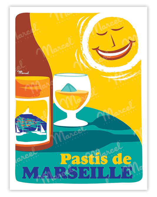 Poster "Pastis de MARSEILLE"
