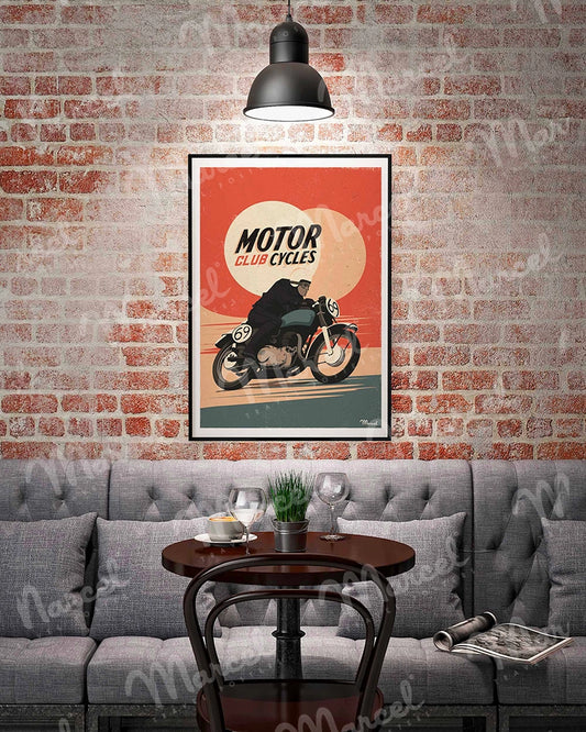 Affiche "Motorcycles"
