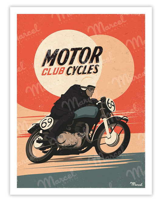 Affiche "Motorcycles"